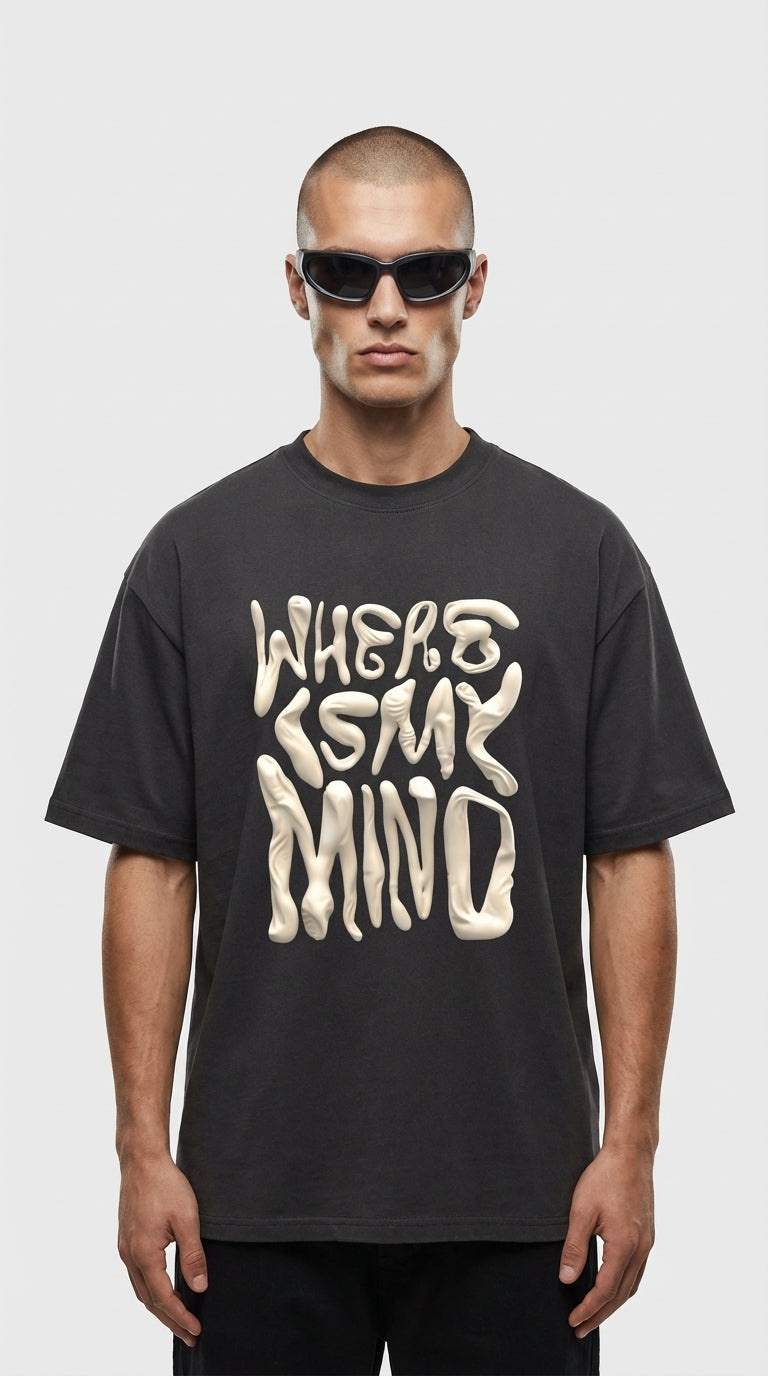 Puffy Blacked Oversized T-Shirt