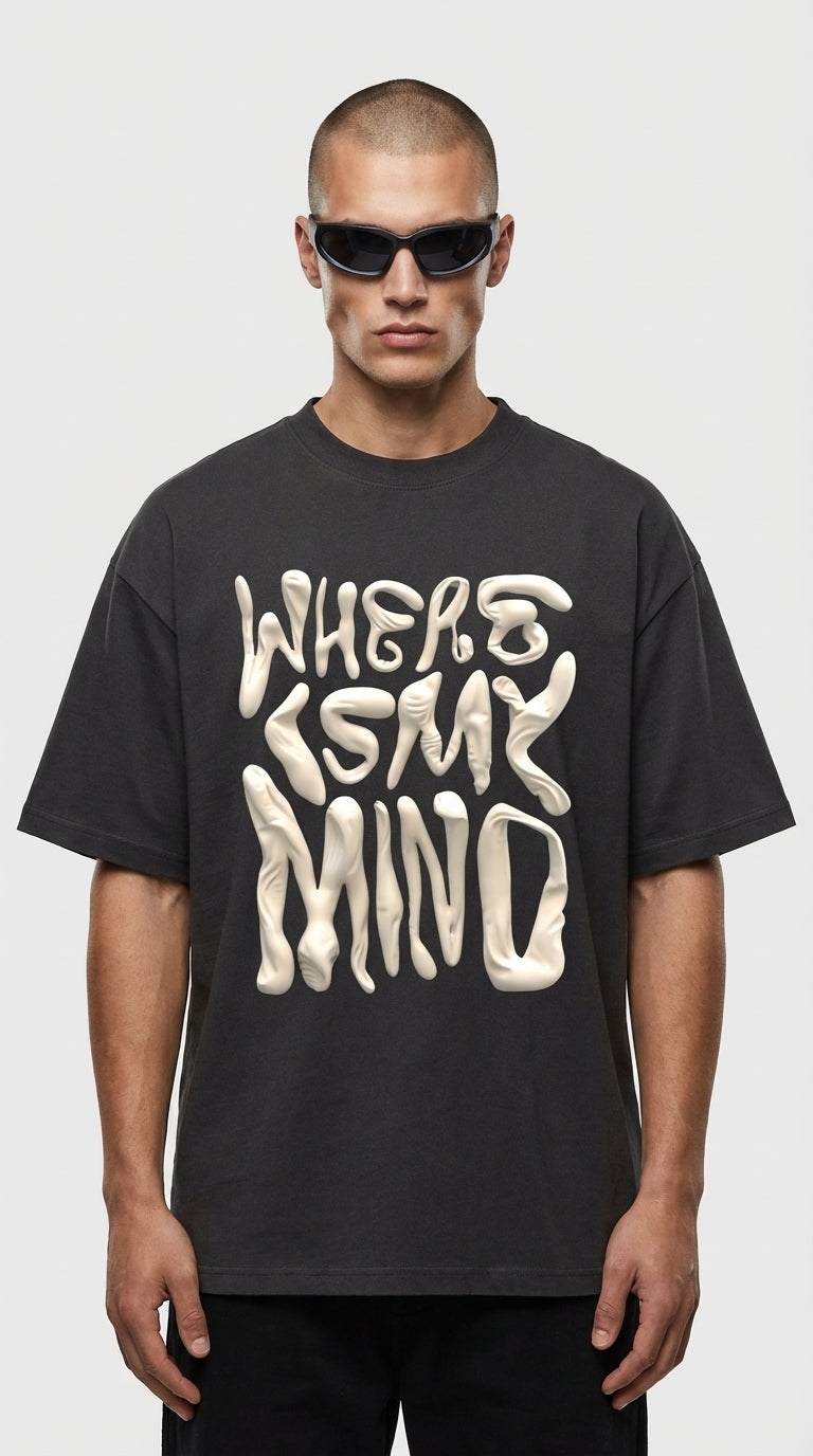 Puffy Blacked Oversized T-Shirt