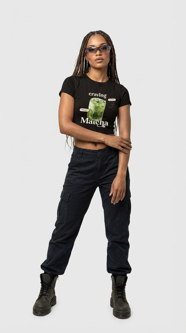 Craving Matcha Crop T-Shirt