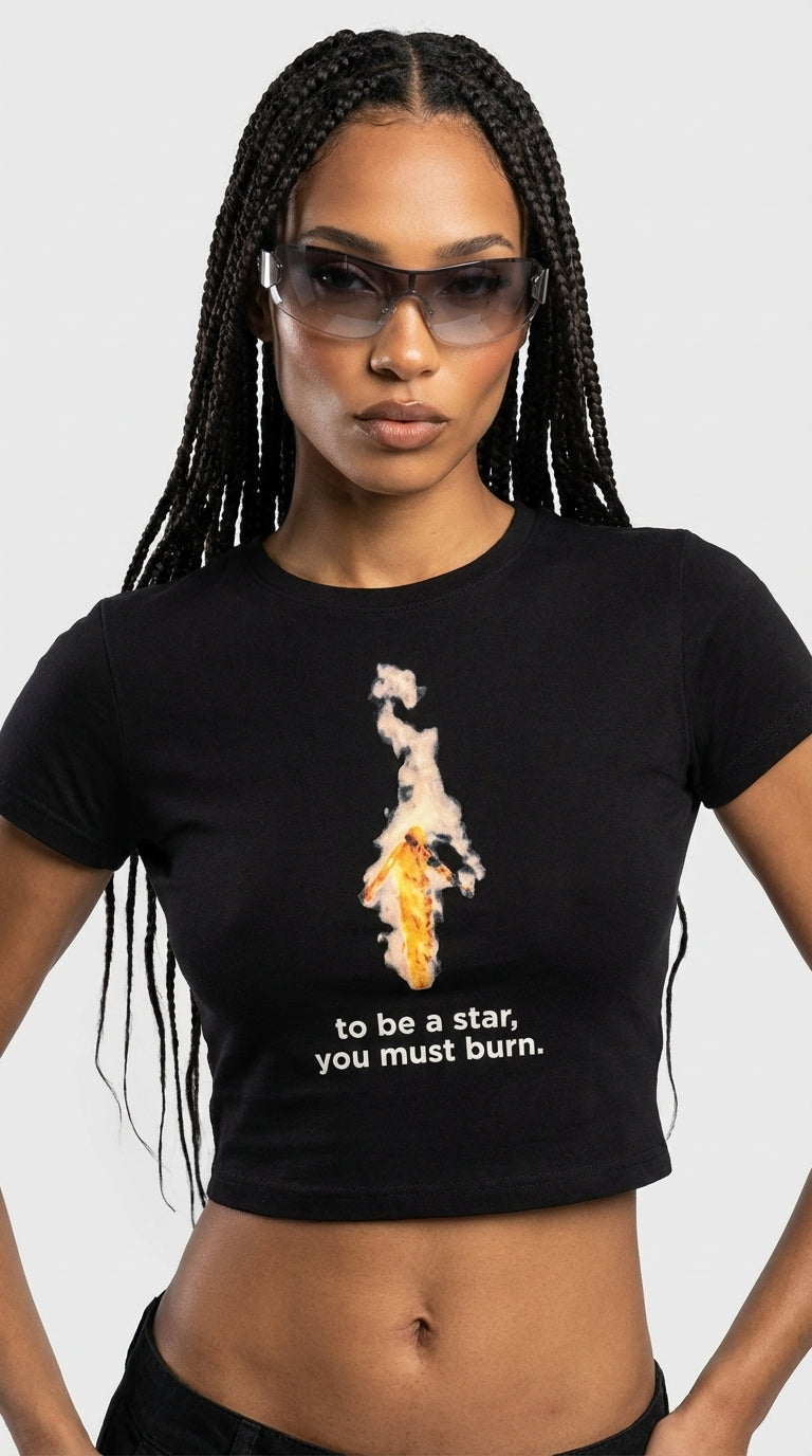 Burn Bright Crop T-Shirt