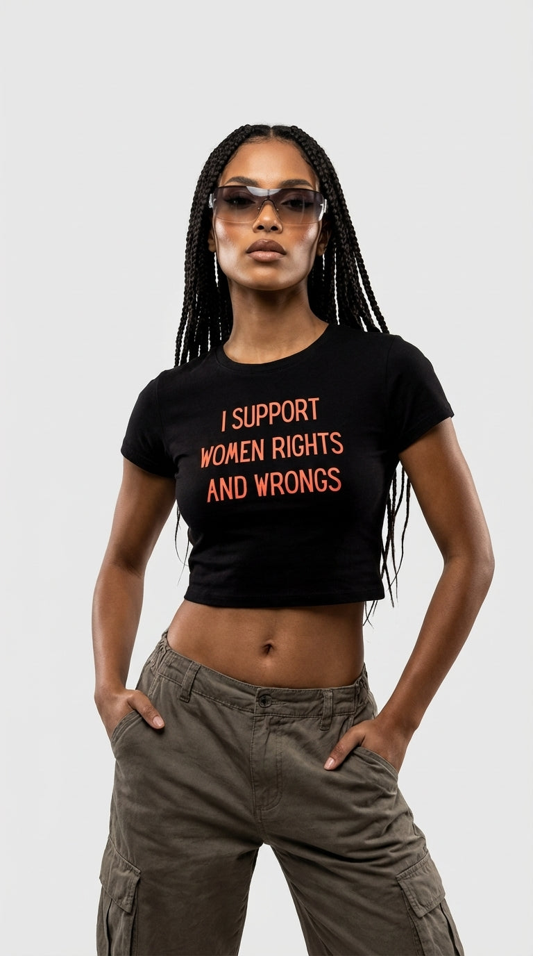 Support All Women Crop T-Shirt