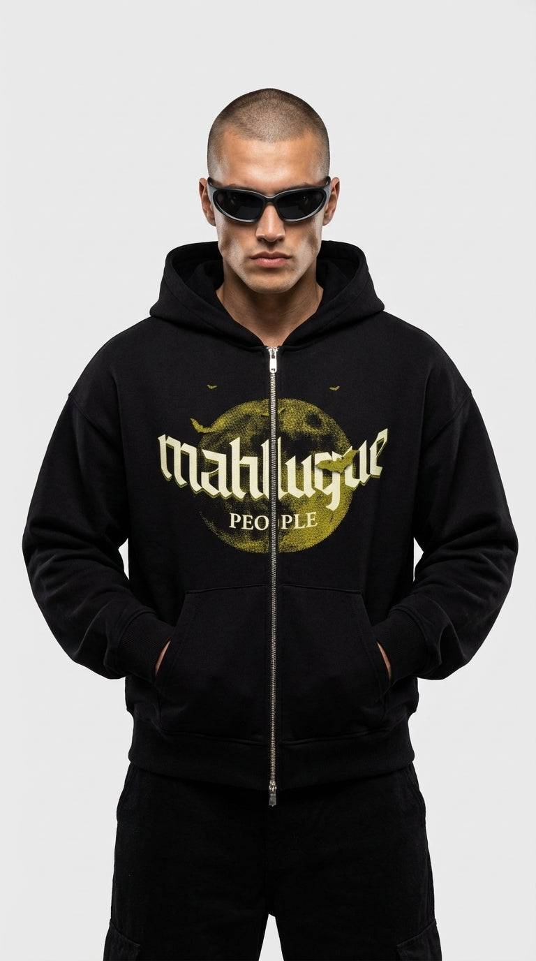 Mahluque People Zip Hoodie