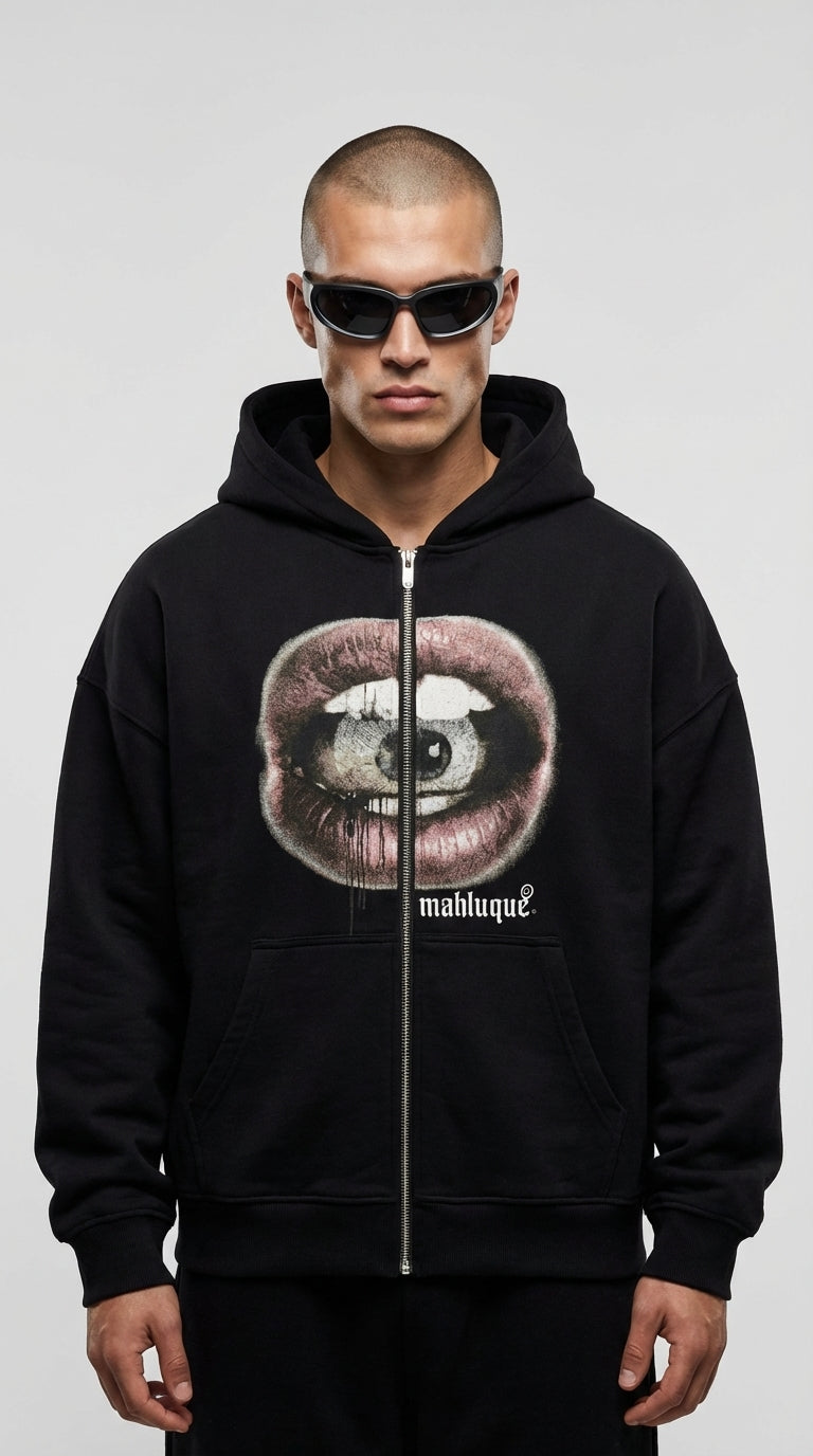 Eye Contact Zip Hoodie