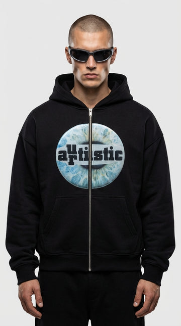 Artistic Eye Zip Hoodie