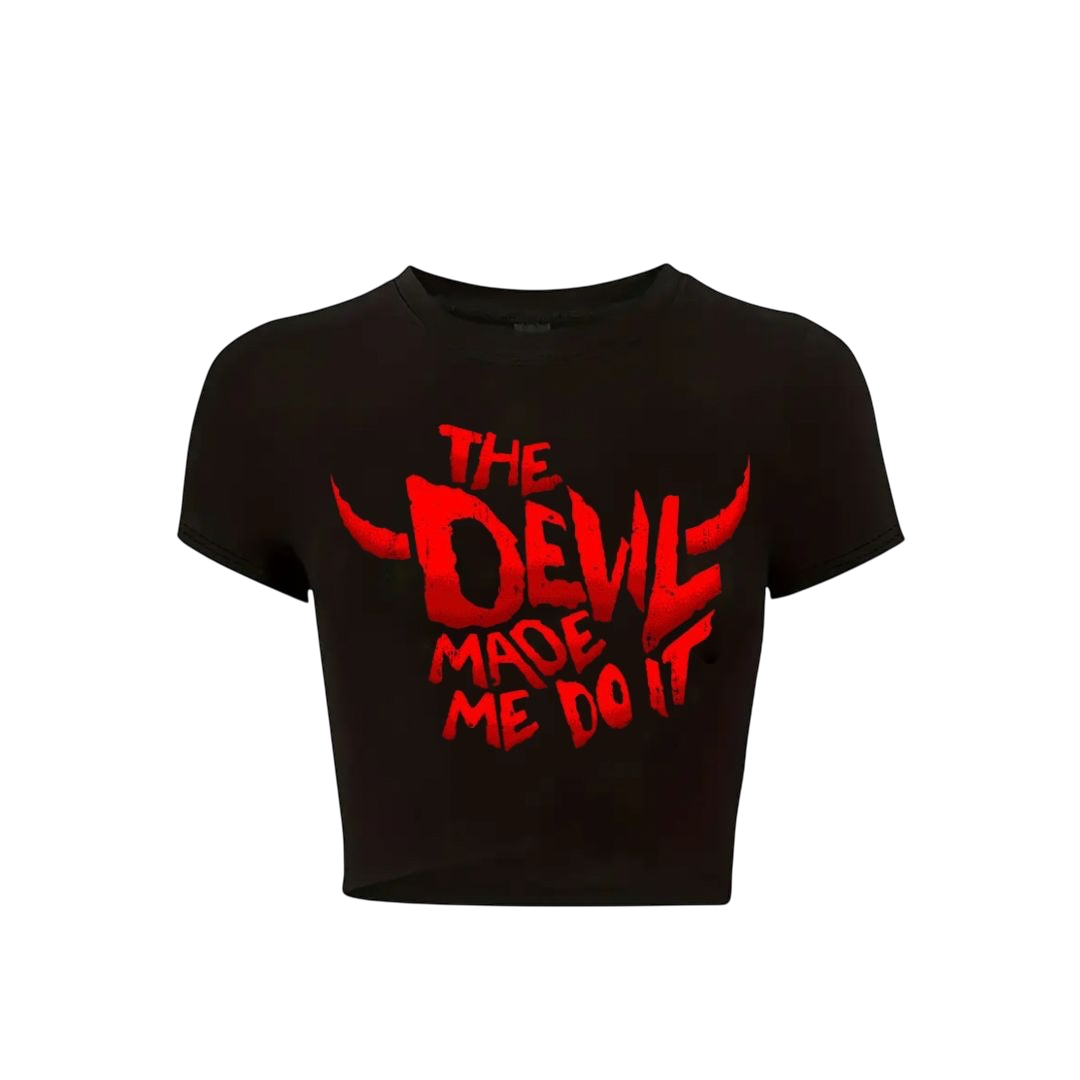 Devil Inside Crop T-Shirt