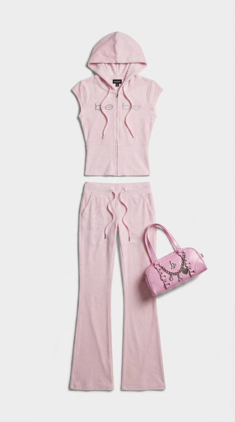 Bebe Pink Matching Set