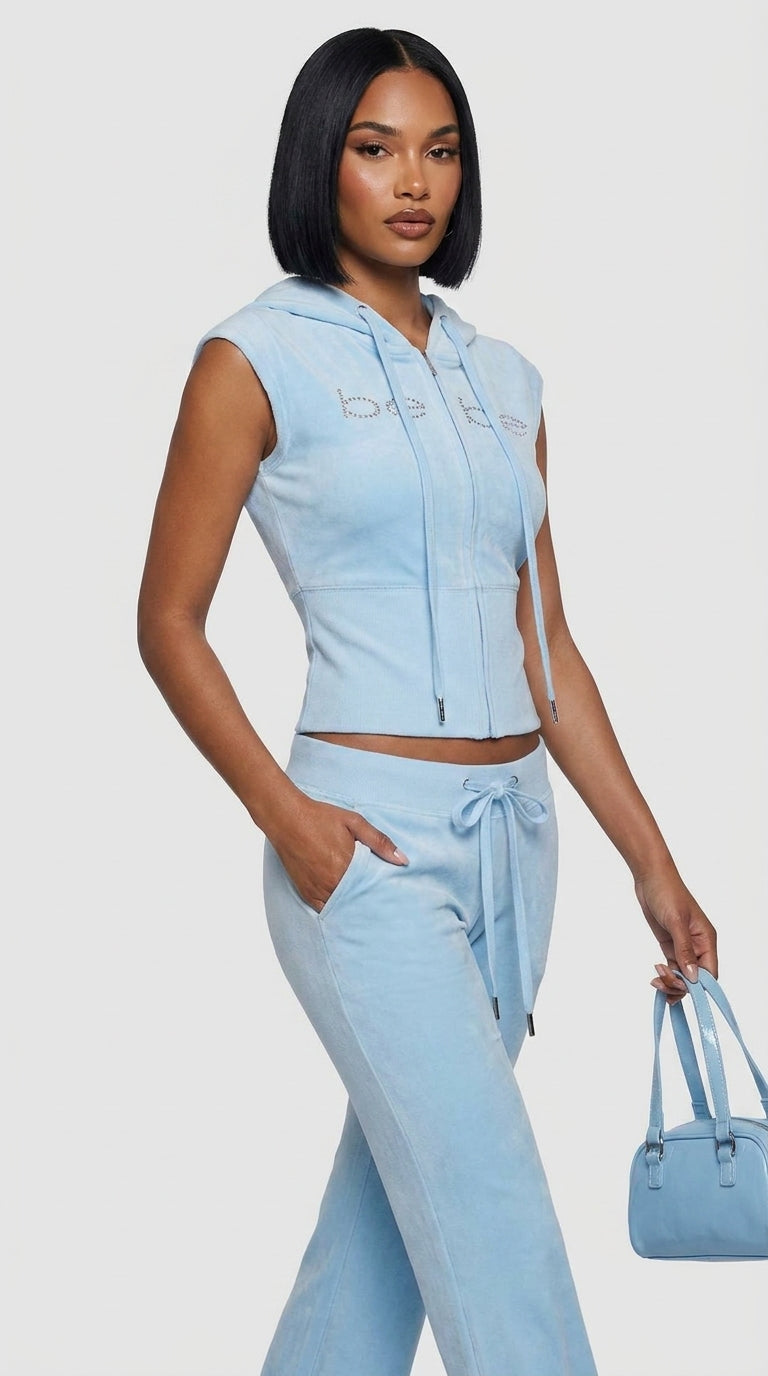 Bebe Blue Matching Set