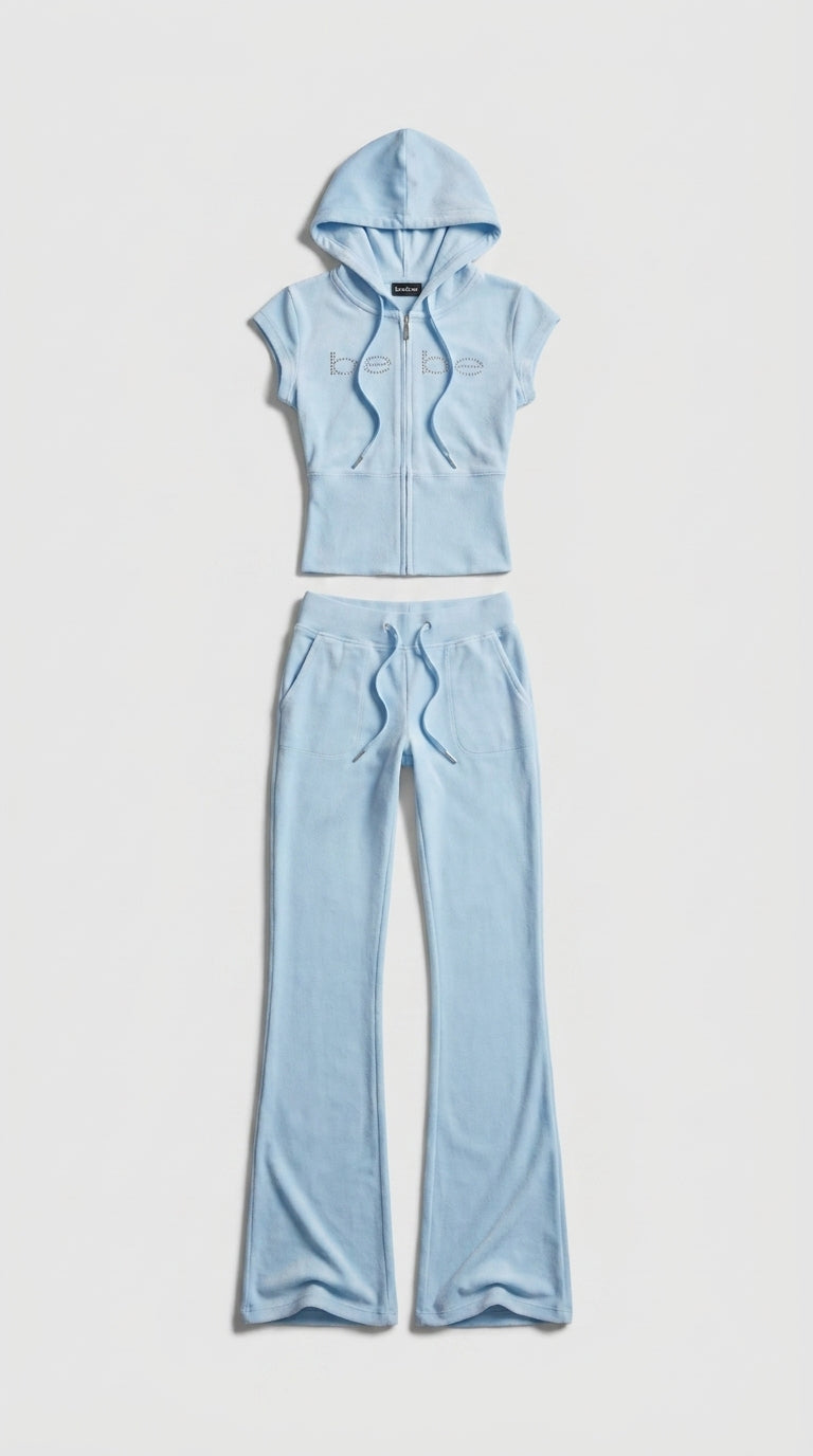 Bebe Blue Matching Set