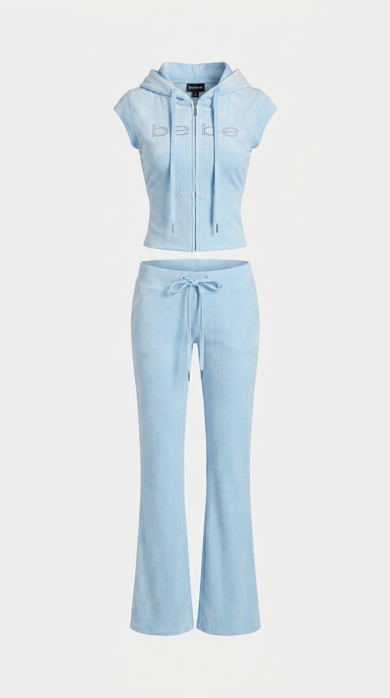 Bebe Blue Matching Set